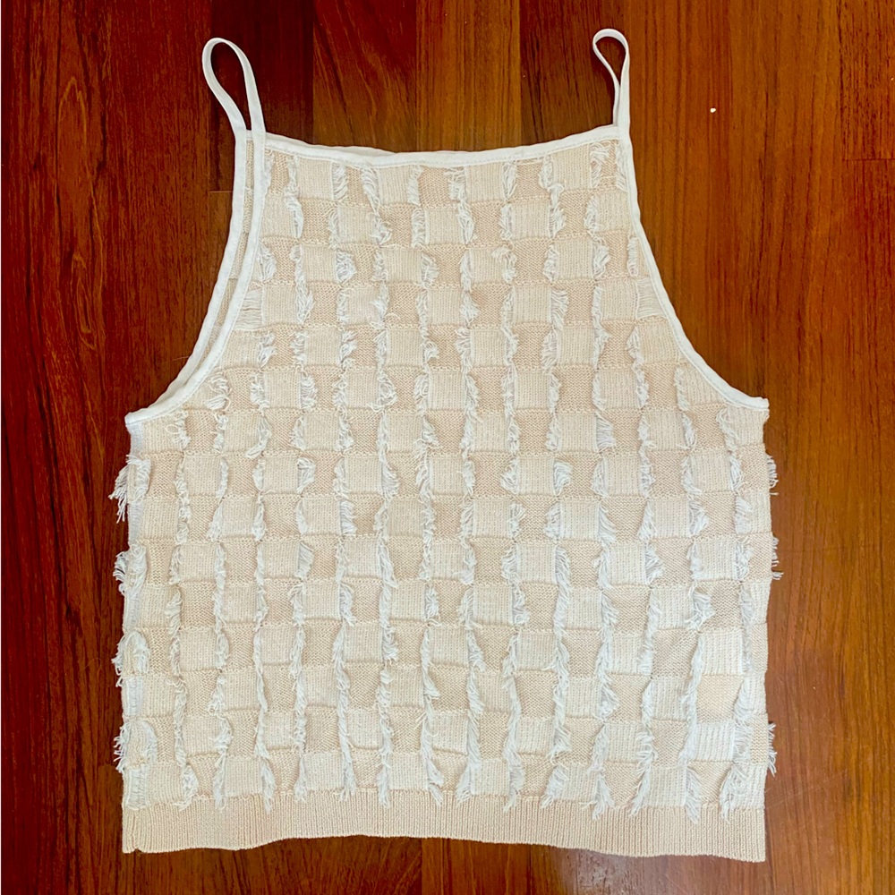 Club Monaco Sleeveless Pastel Pink Top